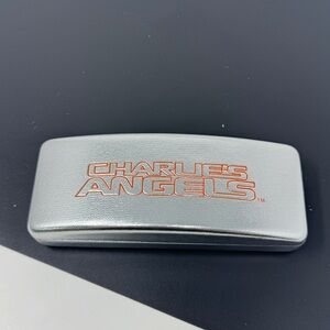 Charlie's Angels Rich Walters Hard shll Travel Silver sunglasses eyeglasses case